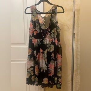 Maeve Floral Babydoll Dress